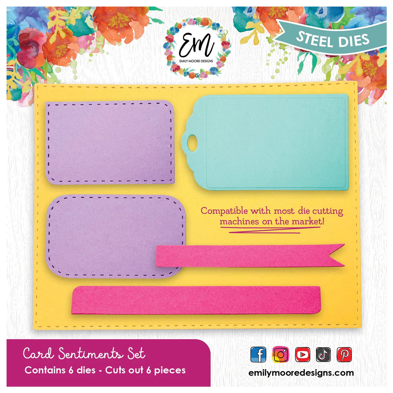 Emily Moore Designs - Dies - Card Sentiment