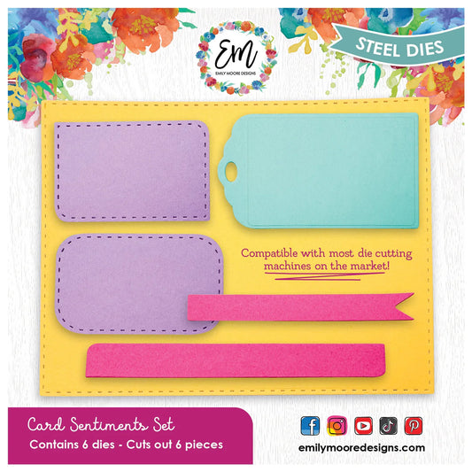 Emily Moore Designs - Dies - Card Sentiment