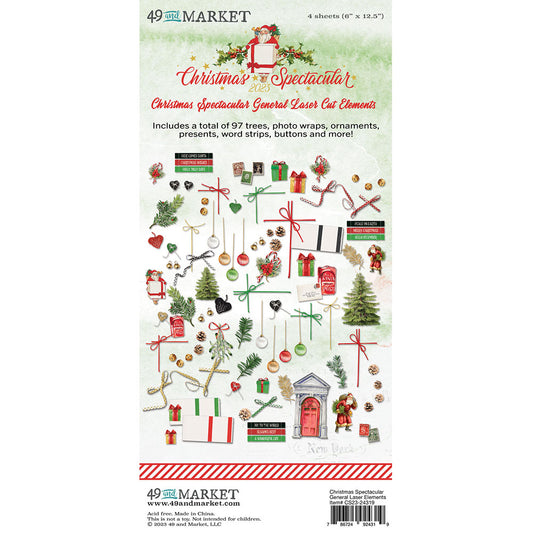 49 and Market - Christmas Spectacular Collection - Laser Cut Elements - General