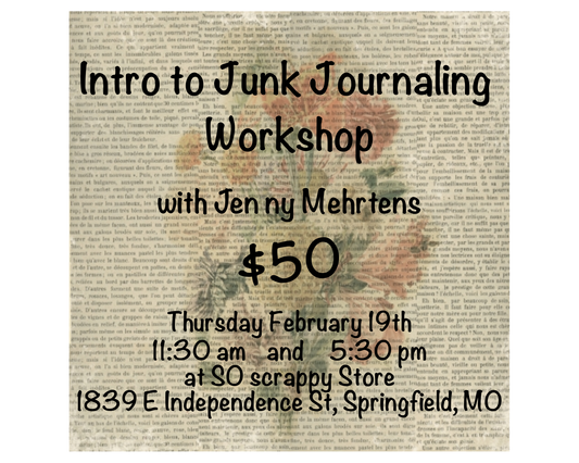 Introduction to Junk Journaling 101 Class with Jenny Mehrtens