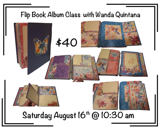Flipbook Class with Wanda Quintana - May 30th