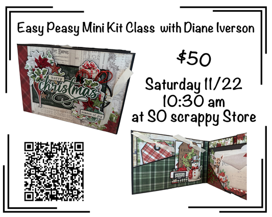 Easy Peasy Simple Stories Vintage Believe November Retreat Class with Diane Iverson