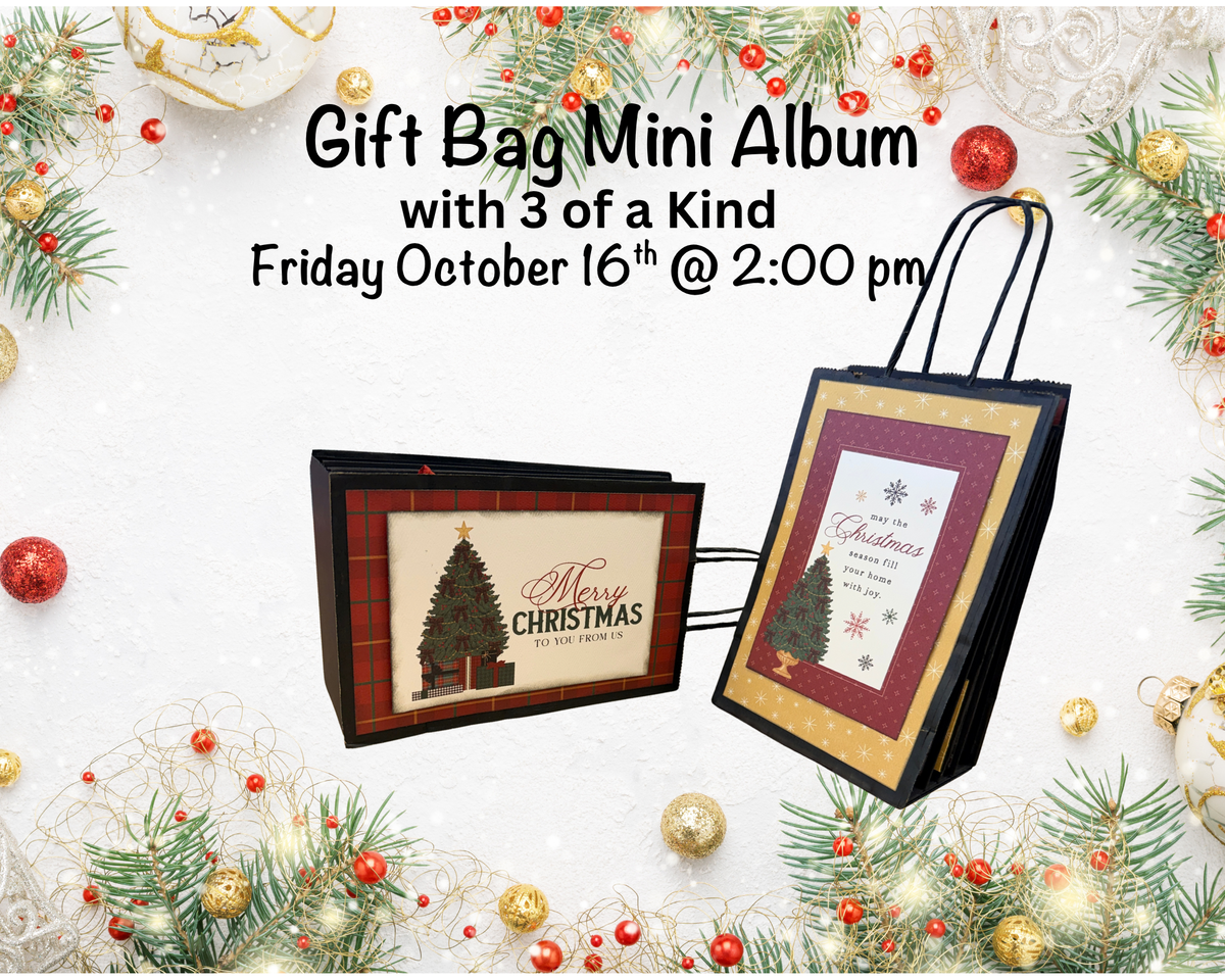 October Retreat Gift Bag Mini Album with 3 of a Kind's Janet & Kelli