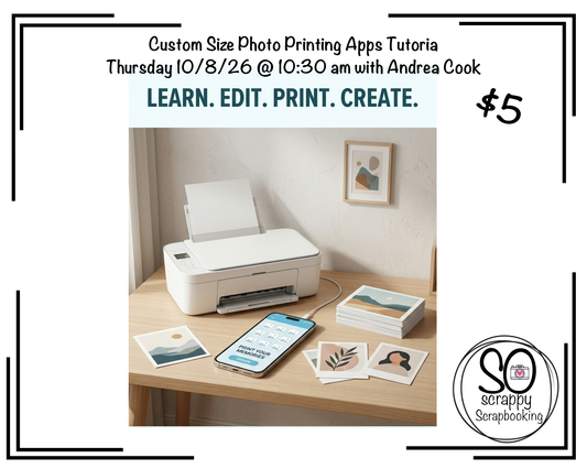 Custom Size Photo Printing Apps Tutorial with Andrea Cook