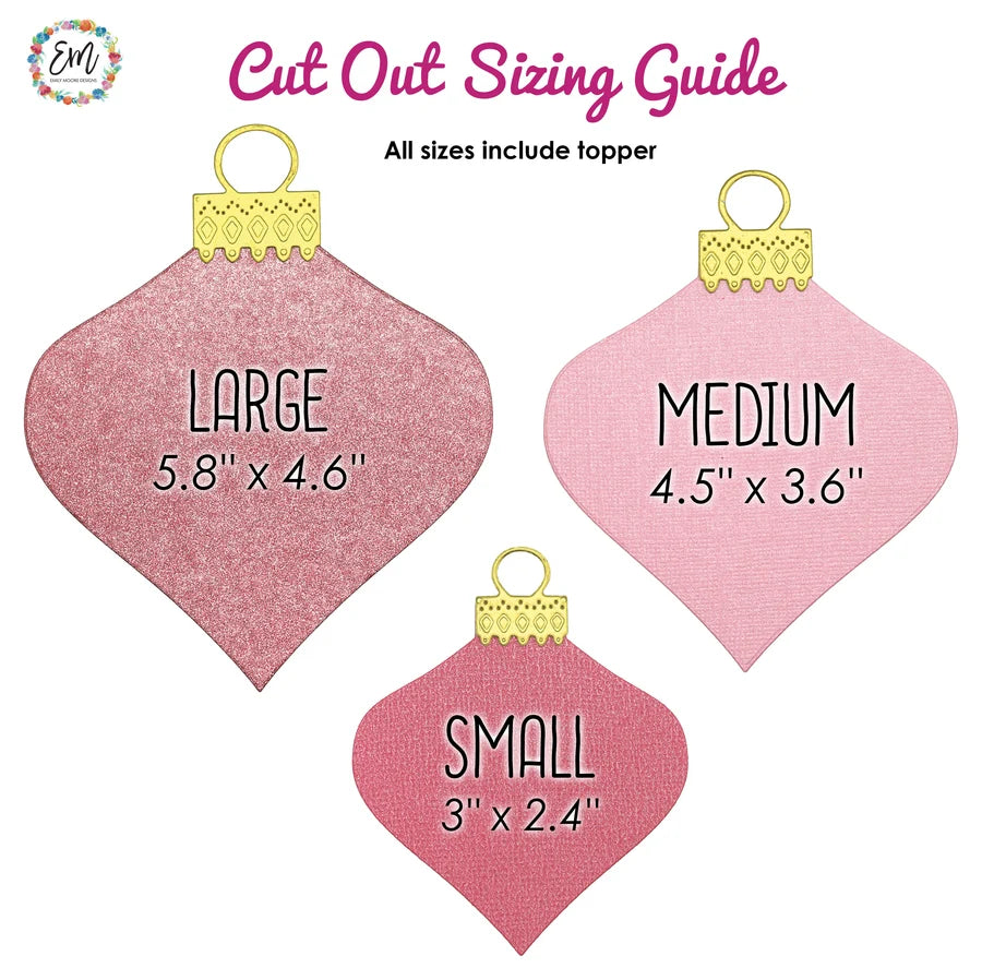 Emily Moore Designs - Dies - Nested Curvy Ornament