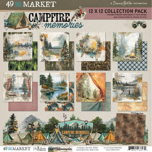 49 And Market - Campfire Memories Collection - 12 x 12 Collection Pack