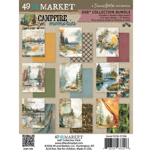 49 And Market - Campfire Memories Collection - 6 x 8 Collection Pack