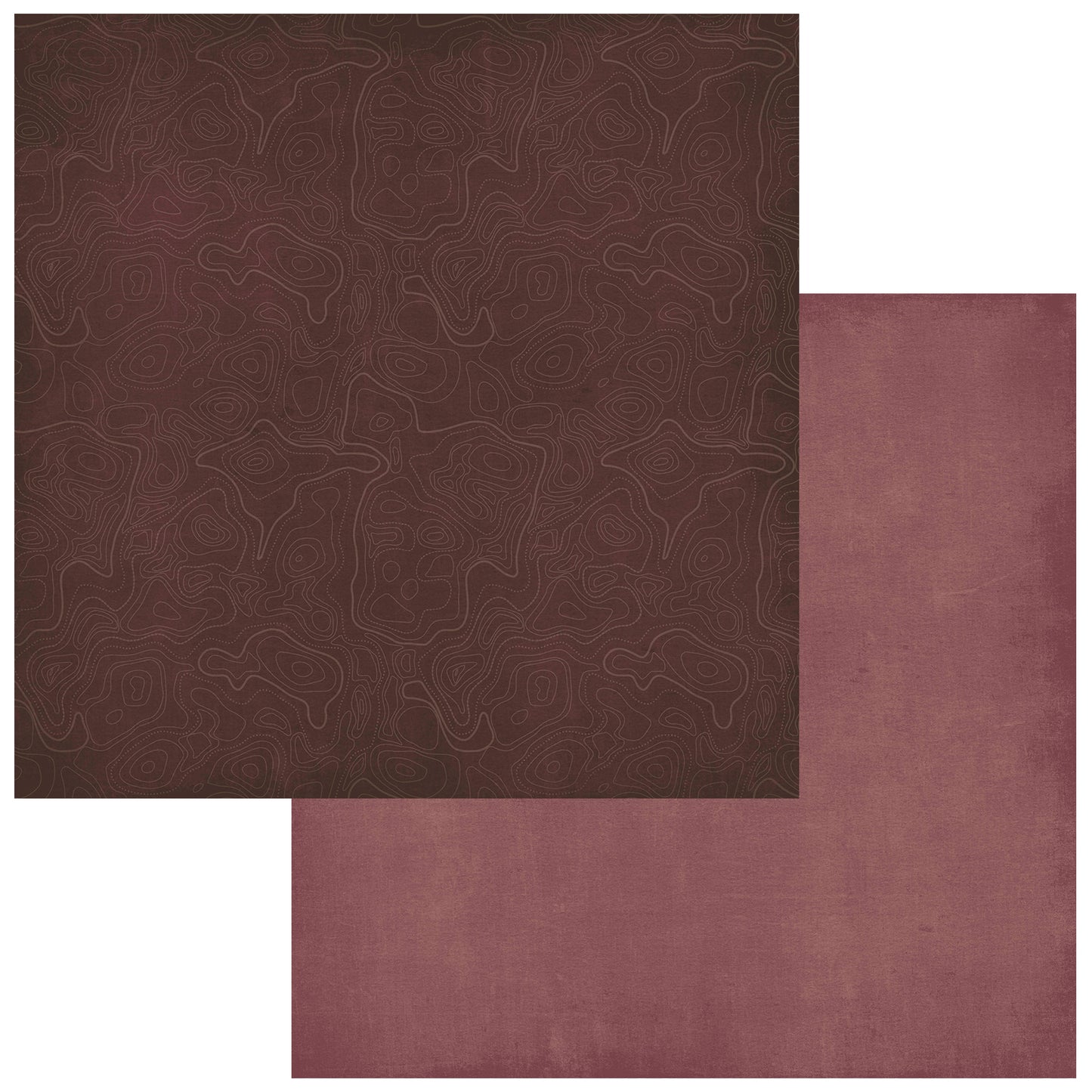49 and Market - Campfire Memories Collection - 12 x 12 Double Sided Paper - Solids Sheet 1