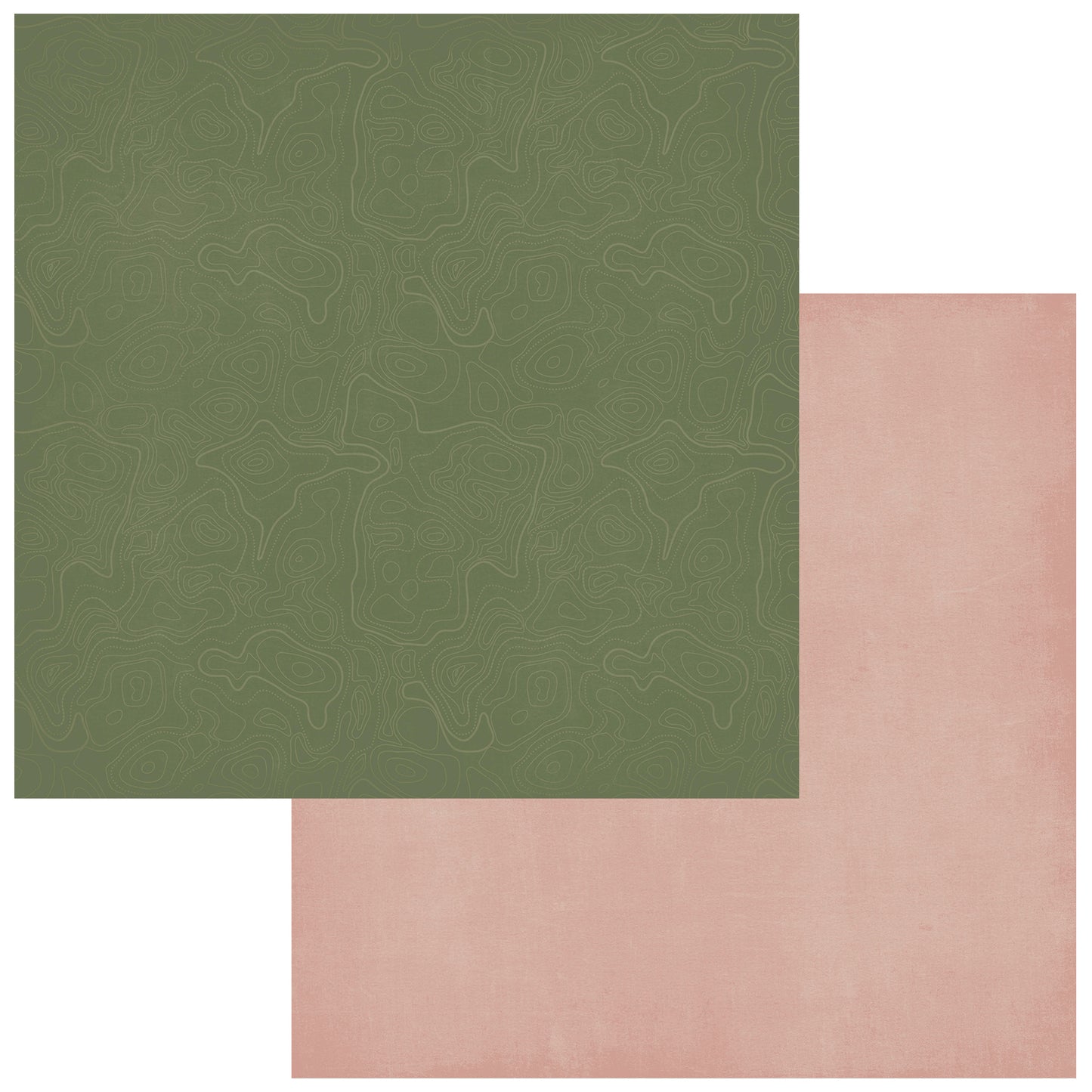 49 and Market - Campfire Memories Collection - 12 x 12 Double Sided Paper - Solids Sheet 4
