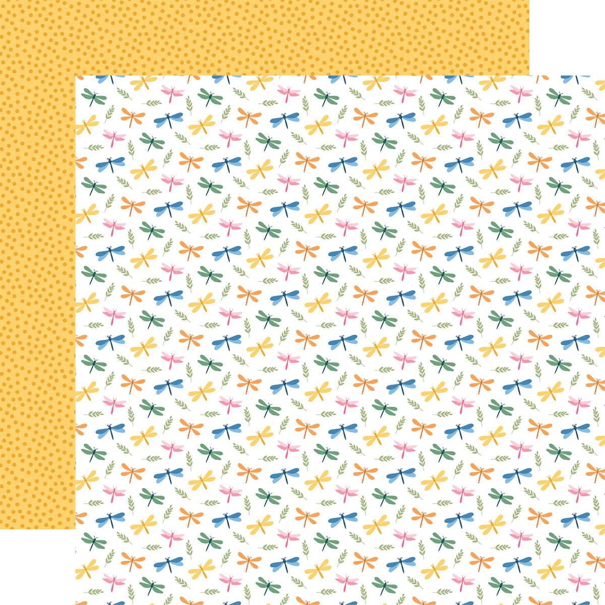 Echo Park - Dragonfly Collection -12 x 12 Double-Sided Paper - Magical Moments