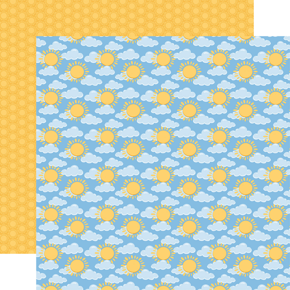 Echo Park - Dragonfly Collection -12 x 12 Double-Sided Paper - Sunny Skies