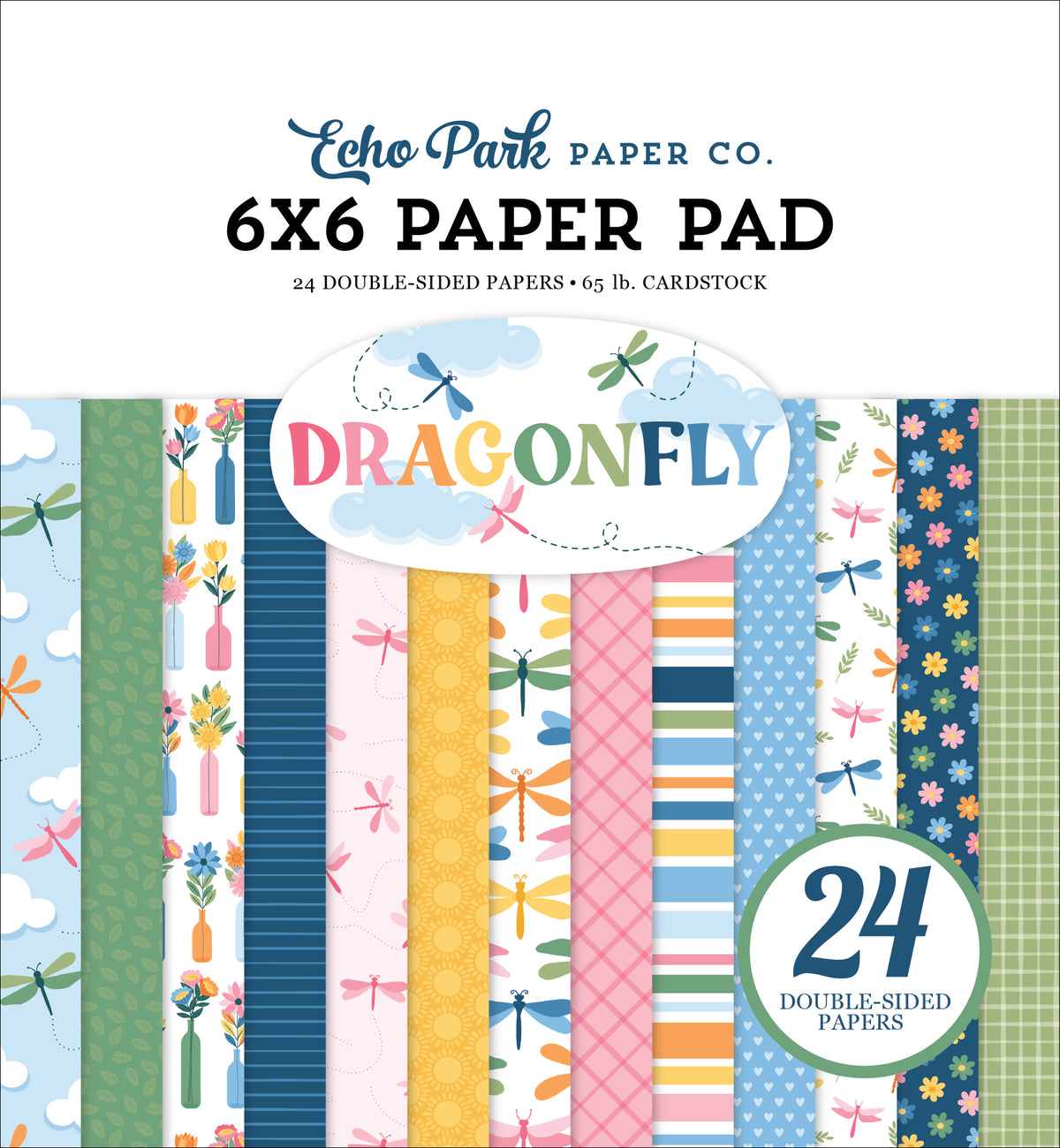 Echo Park - Dragonfly Collection - 6 x 6 Paper Pad
