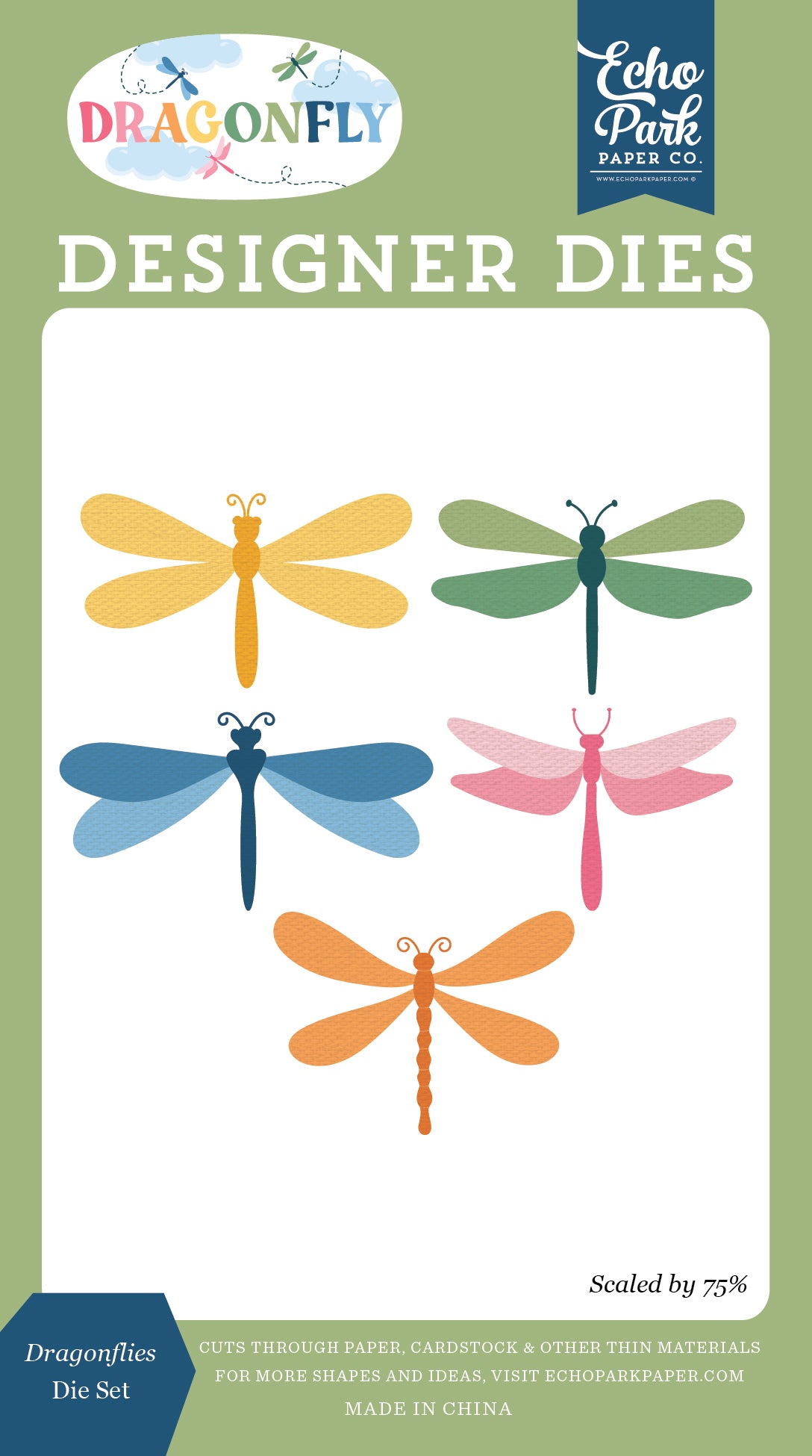 Echo Park - Dragonfly Collection -Designer Dies - Dragonflies