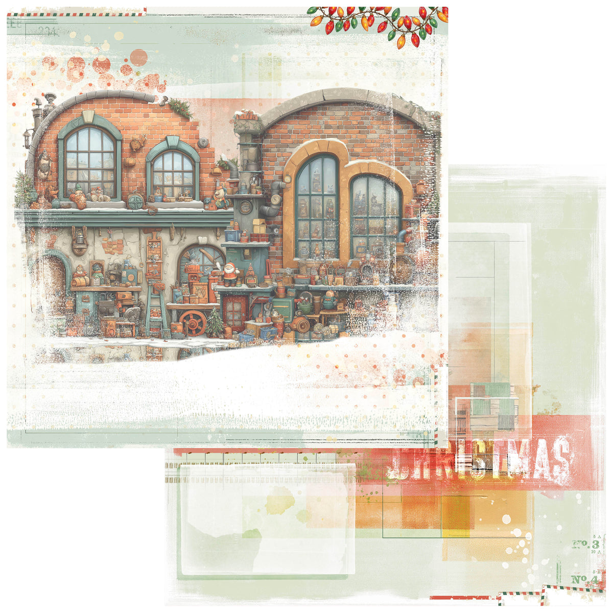 49 And Market - Jolly Jingles Collection - 12 x 12 Double Sided Paper - Festive