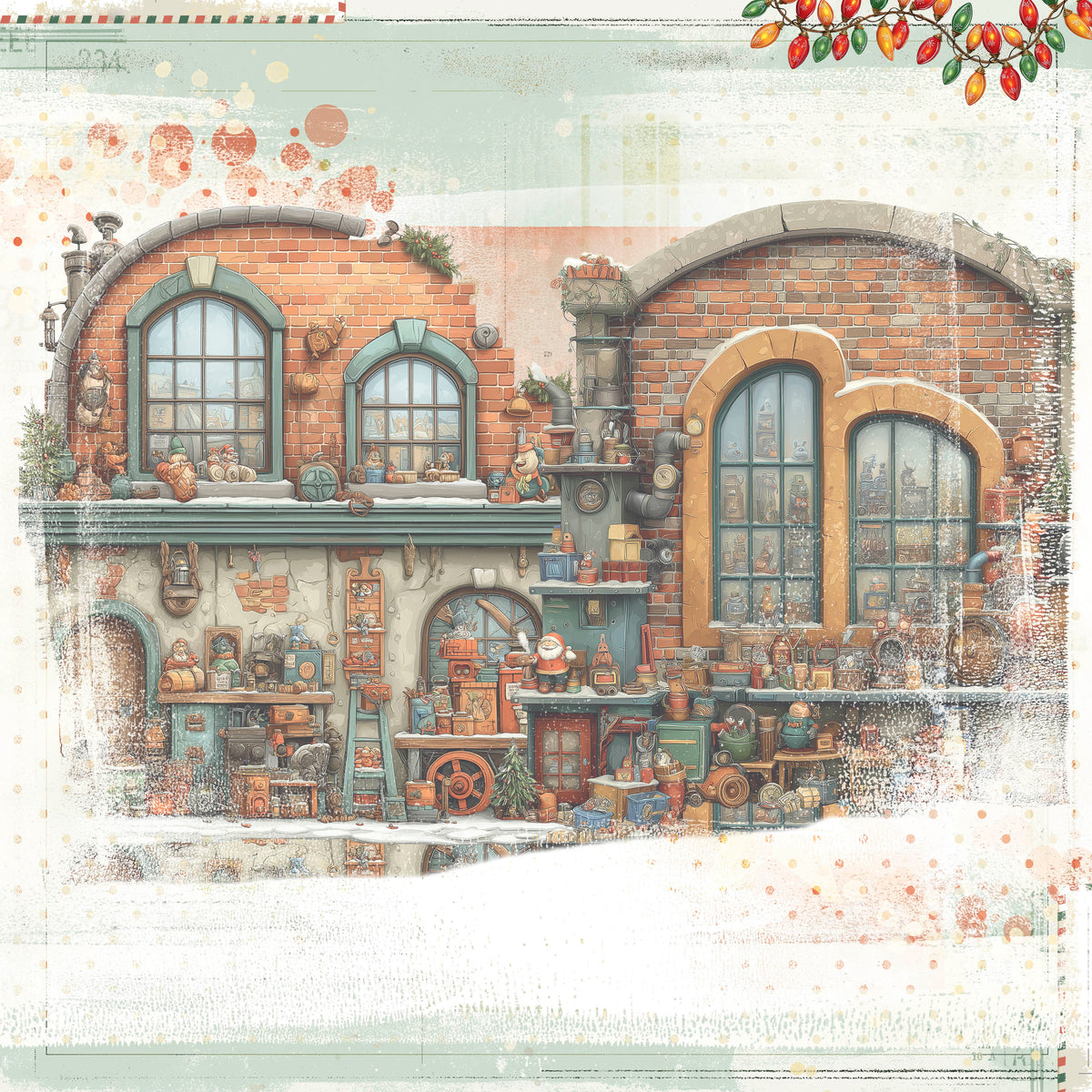 49 And Market - Jolly Jingles Collection - 12 x 12 Double Sided Paper - Festive