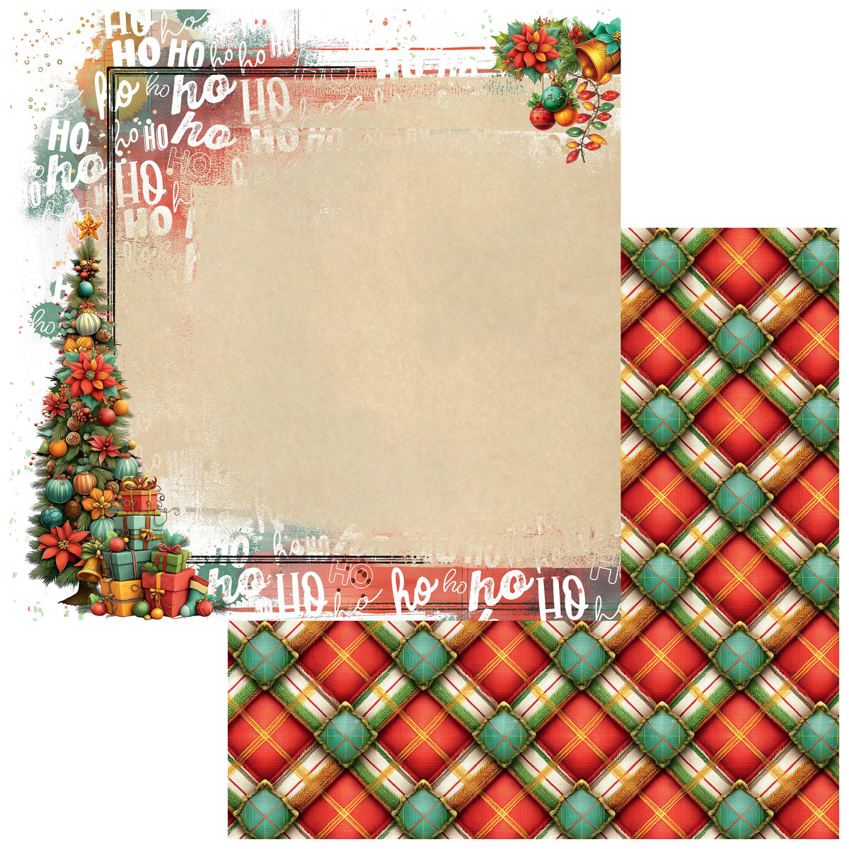 49 And Market - Jolly Jingles Collection - 12 x 12 Double Sided Paper - Holidays