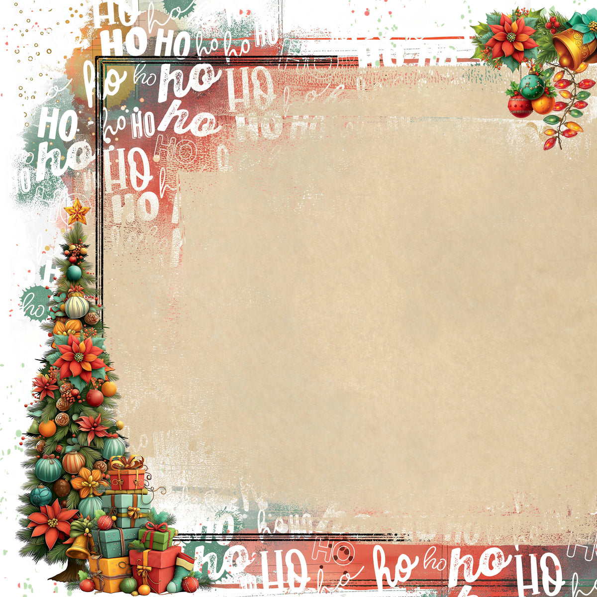 49 And Market - Jolly Jingles Collection - 12 x 12 Double Sided Paper - Holidays