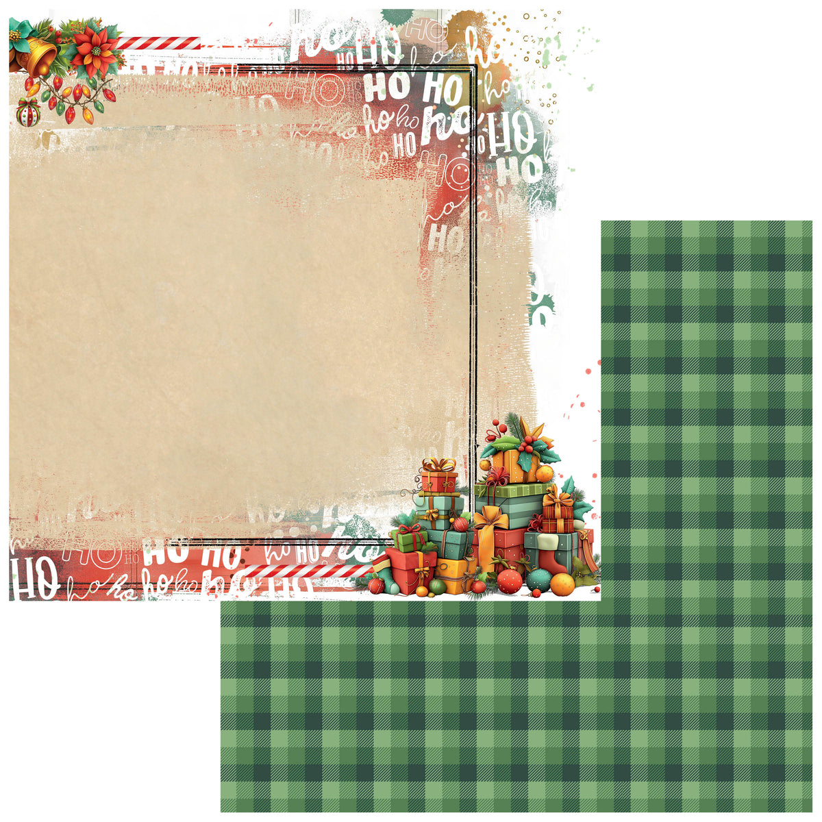 49 And Market - Jolly Jingles Collection - 12 x 12 Double Sided Paper - Christmas