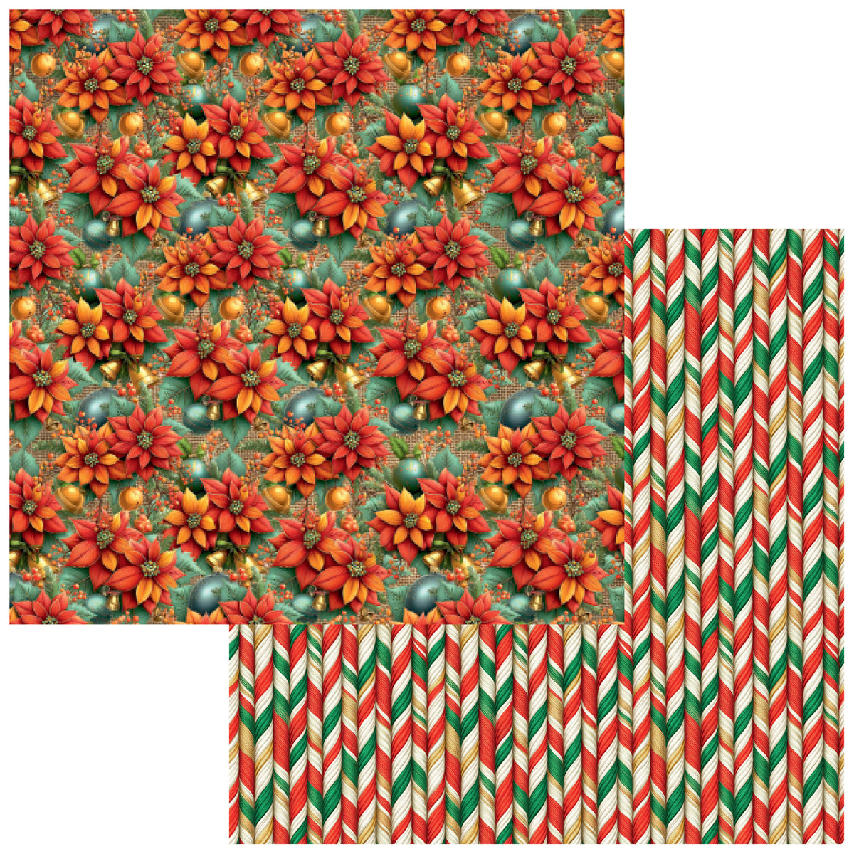 49 And Market - Jolly Jingles Collection - 12 x 12 Double Sided Paper - Merry