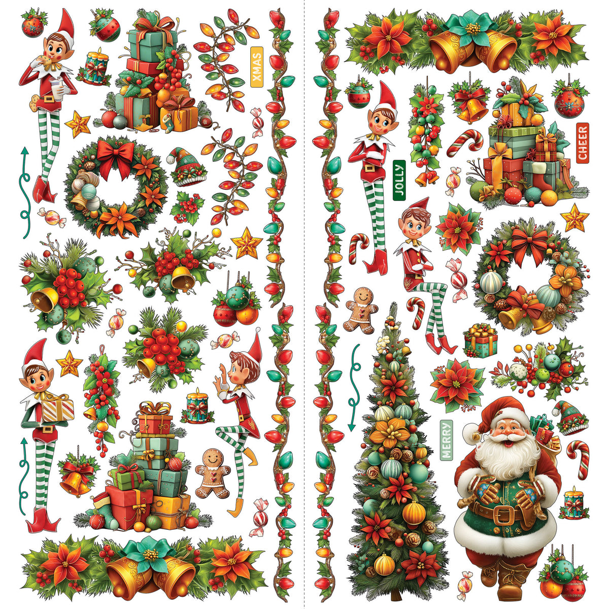 49 And Market - Jolly Jingles Collection -  Laser Cut Elements
