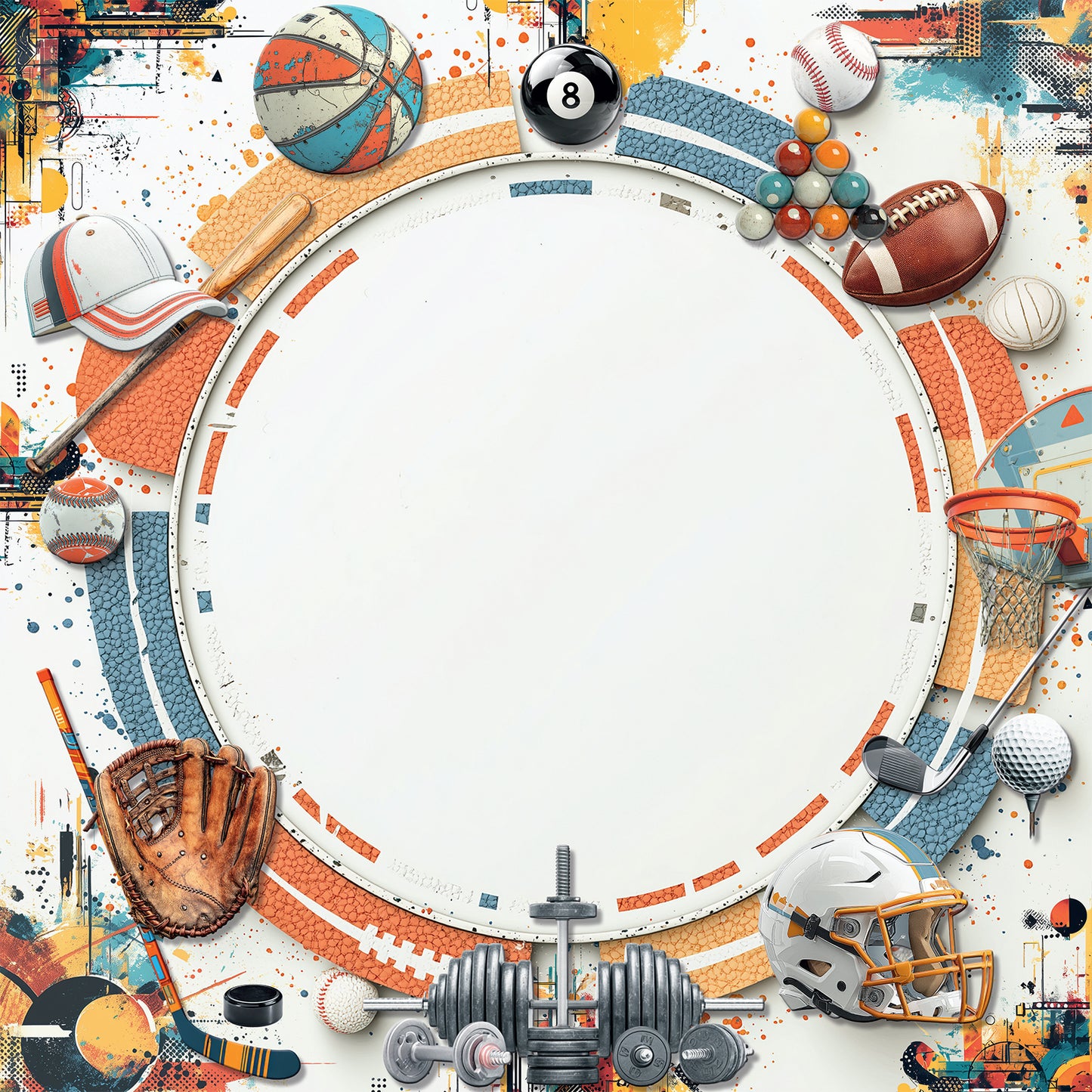 49 and Market - Level Up Collection - 12 x 12 Double Sided Paper - Sport
