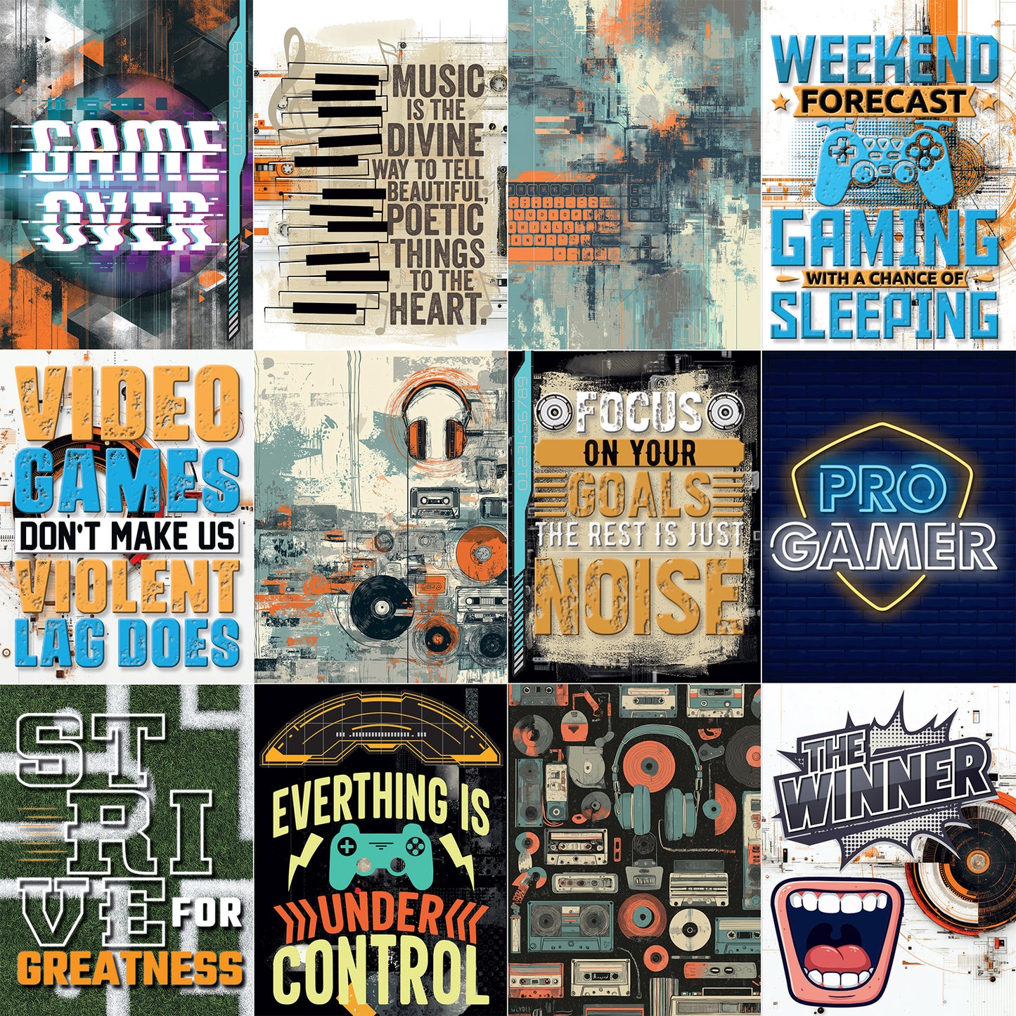 49 and Market - Level Up Collection - 12 x 12 Double Sided Paper - Avatar