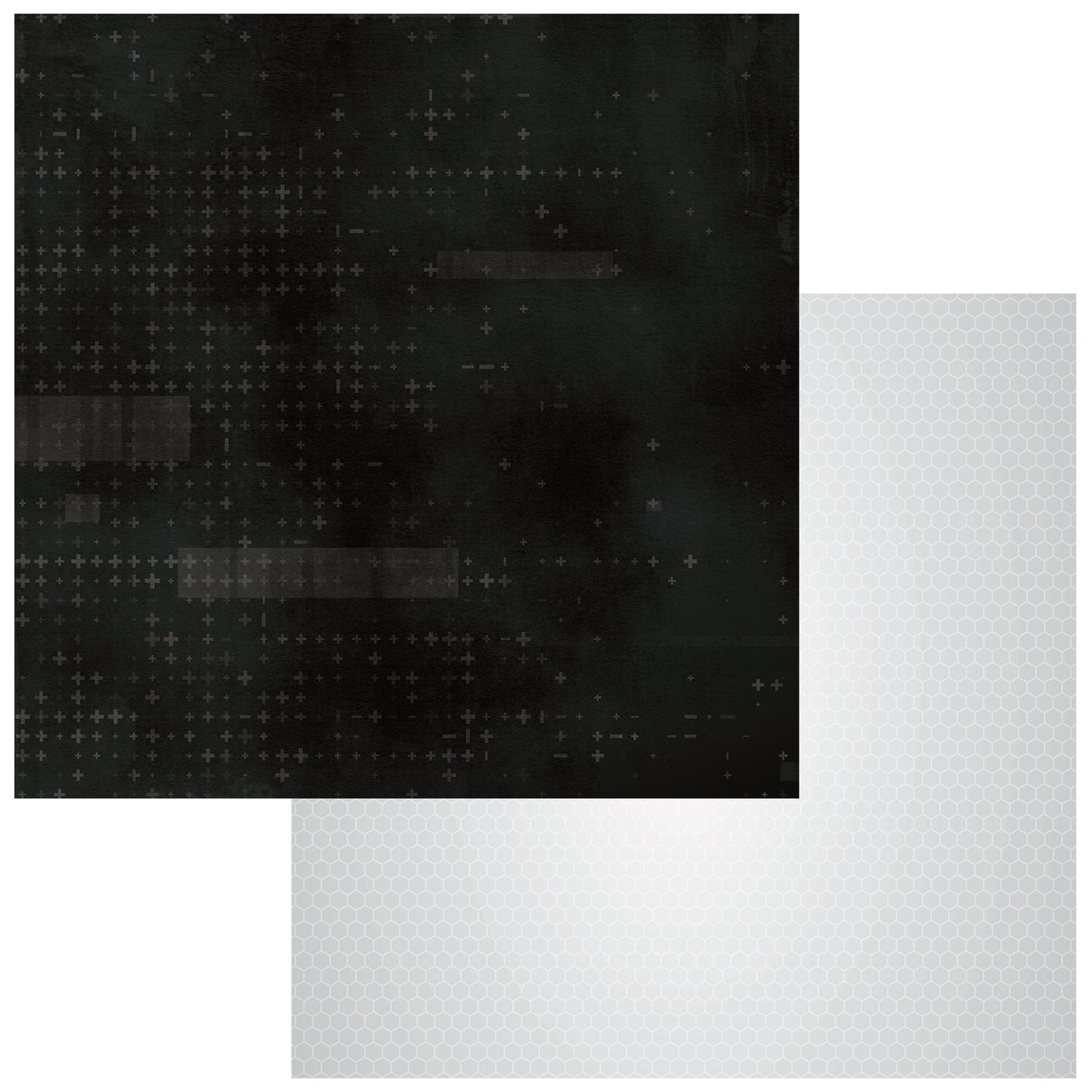49 and Market - Level Up Collection - 12 x 12 Double Sided Paper - Solids 1