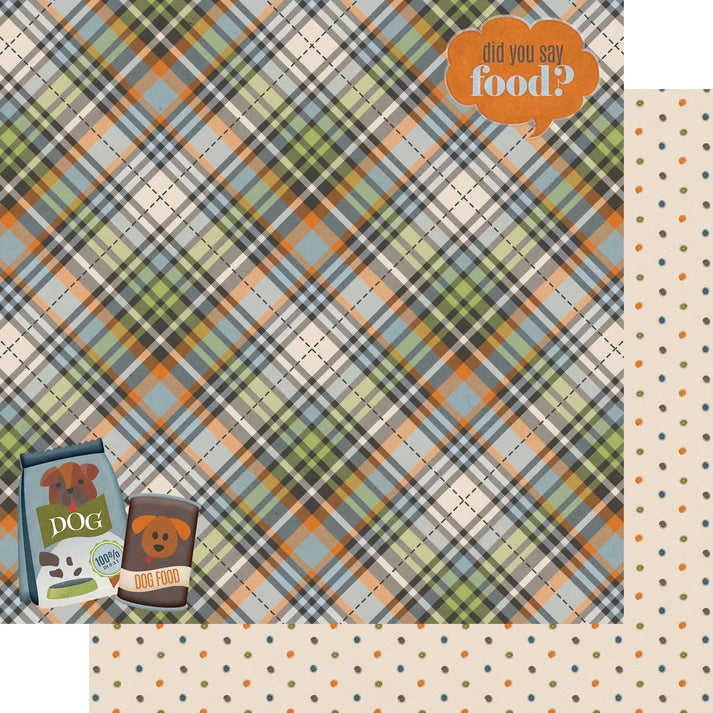 SSC Designs  Dog Lover Collection - 12 x 12 Double Sided Scrapbook Paper Pack And Embellishment Kit