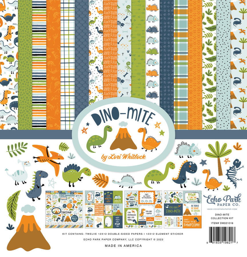 Echo Park Dino-Mite 12 x 12 Collection Kit