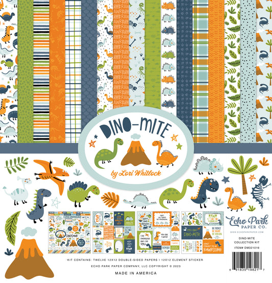 Echo Park - Dino-Mite Collection - 12 x 12 Collection Kit