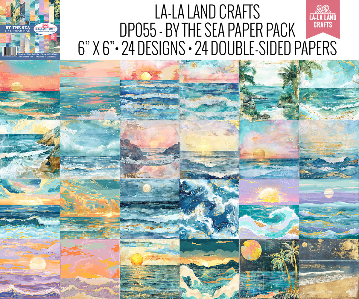 La-La-Land Crafts - 6 x 6 Paper Pack - By The Sea