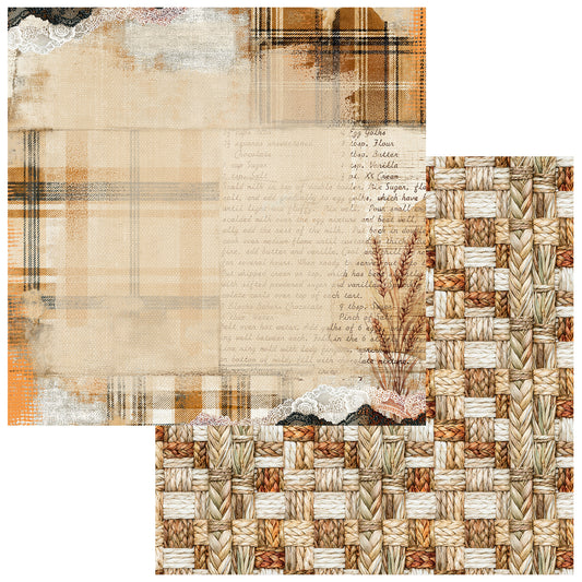 49 And Market - Season's Bounty Collection - 12 x 12 Double Sided Paper - Together