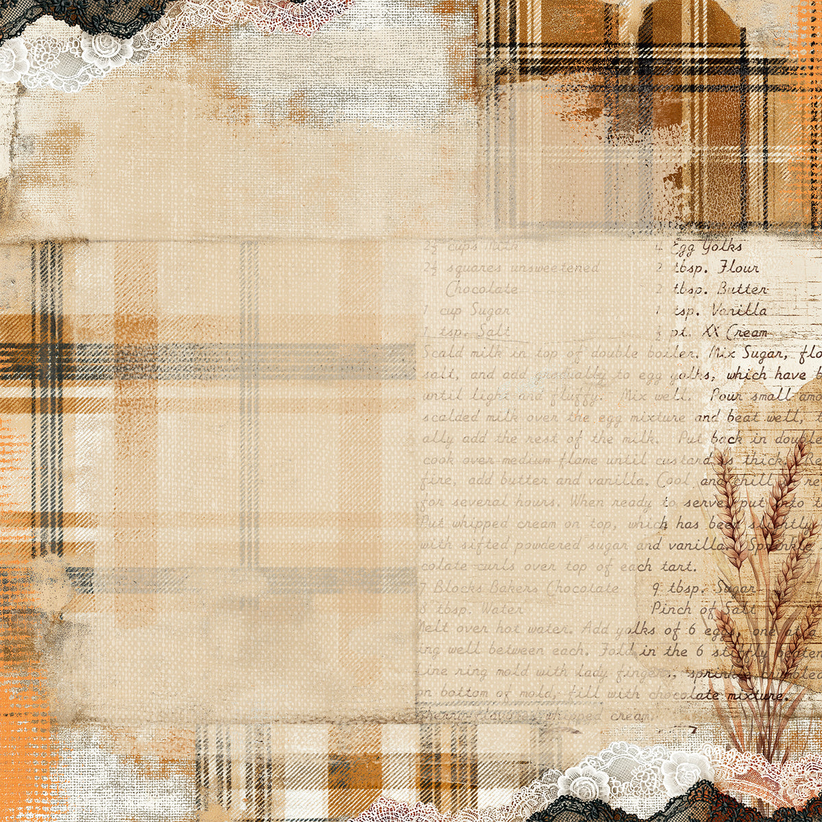 49 And Market - Season's Bounty Collection - 12 x 12 Double Sided Paper - Together