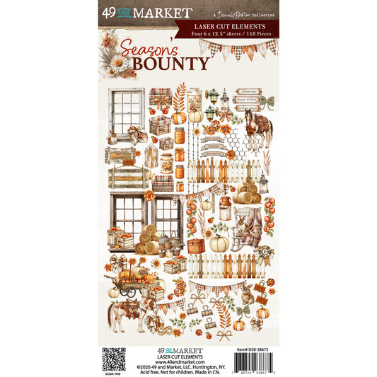 49 And Market - Season's Bounty Collection - Laser Cut Elements