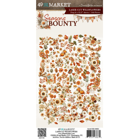 49 And Market - Season's Bounty Collection - Laser Cuts - Wildflowers