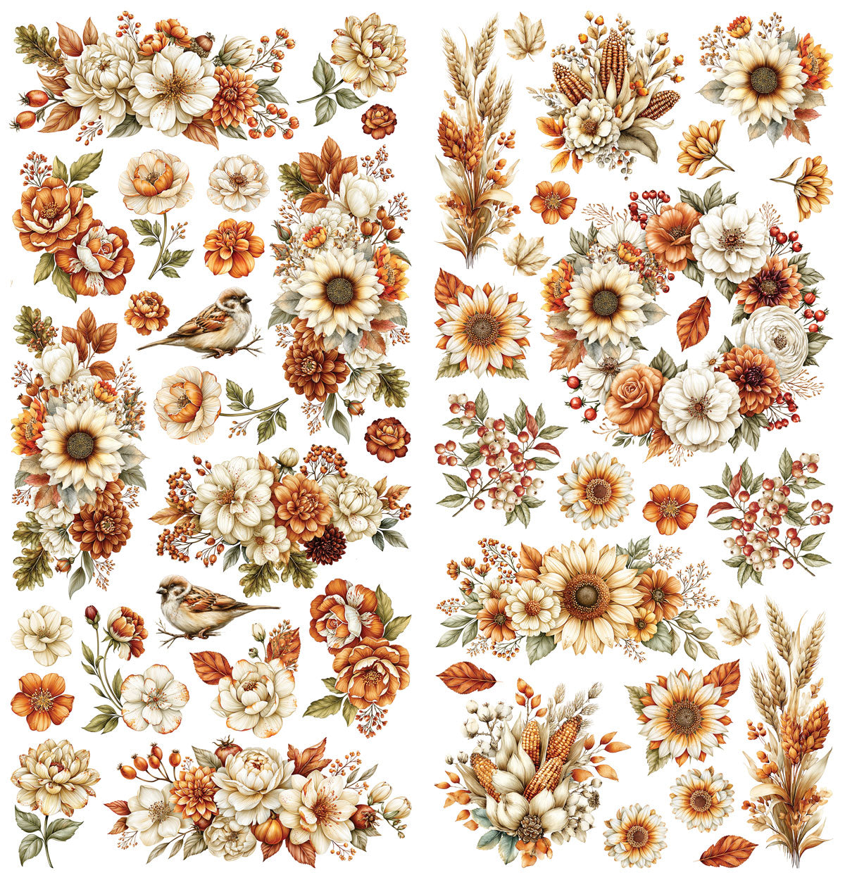 49 And Market - Season's Bounty Collection - Laser Cuts - Wildflowers