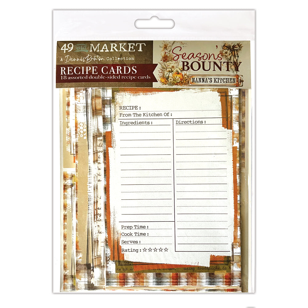 49 And Market - Season's Bounty Collection - Recipe Cards