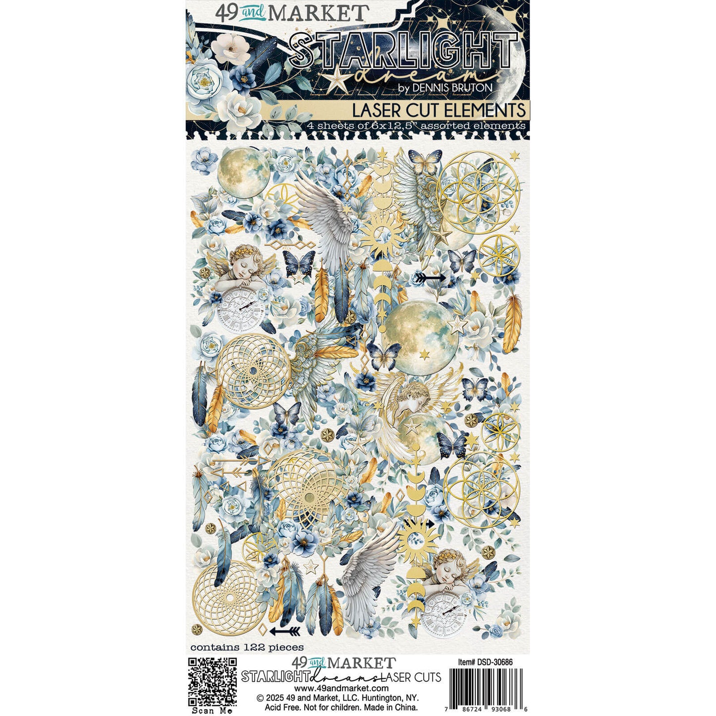49 and Market Starlight Dreams Laser Cut Elements
