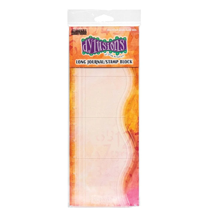 Dylusions Stampers Anonymous - Long Journal Stamp Block
