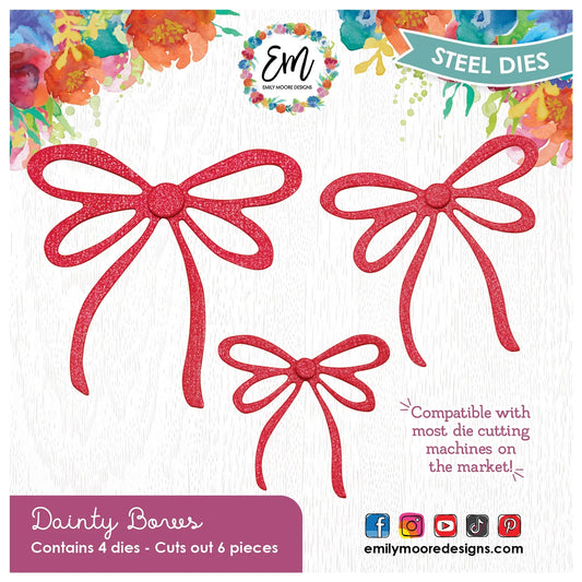 Emily Moore Designs - Dies - Dainty Bows