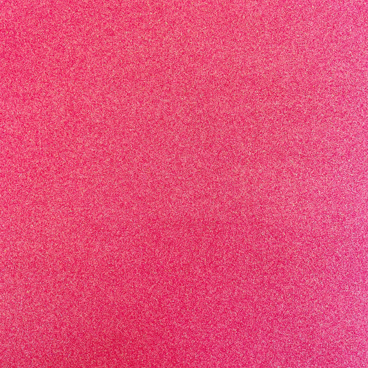 Encore Paper - 12 x 12 Glitter Luxe Cardstock - Diva Pink