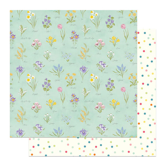 PhotoPlay - Easter Sunday Collection - 12 x 12 Double-Sided Paper - Flower Garden