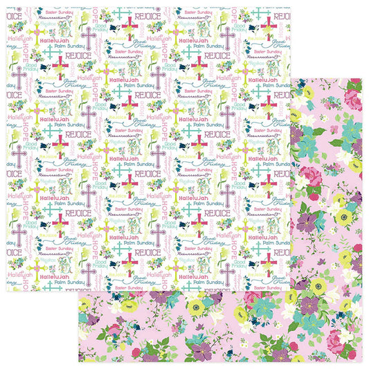 PhotoPlay -Easter Joy Collection - 12 x 12 Double-Sided Paper - Hallelujah