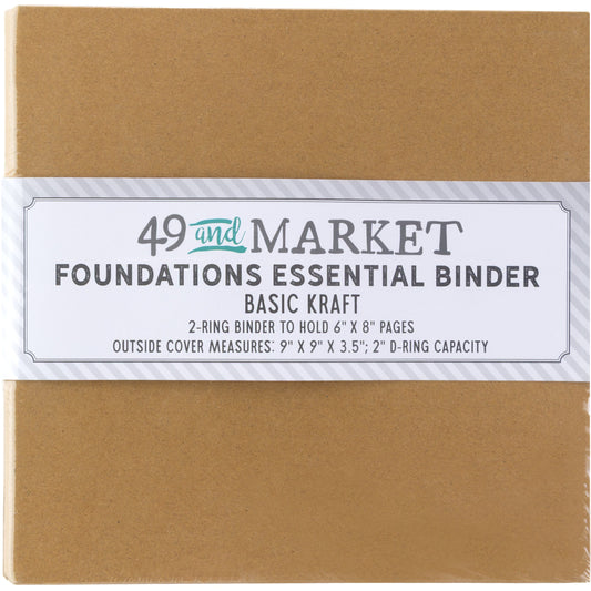 49 And Market - Foundations - Essential Binder - Basic Kraft