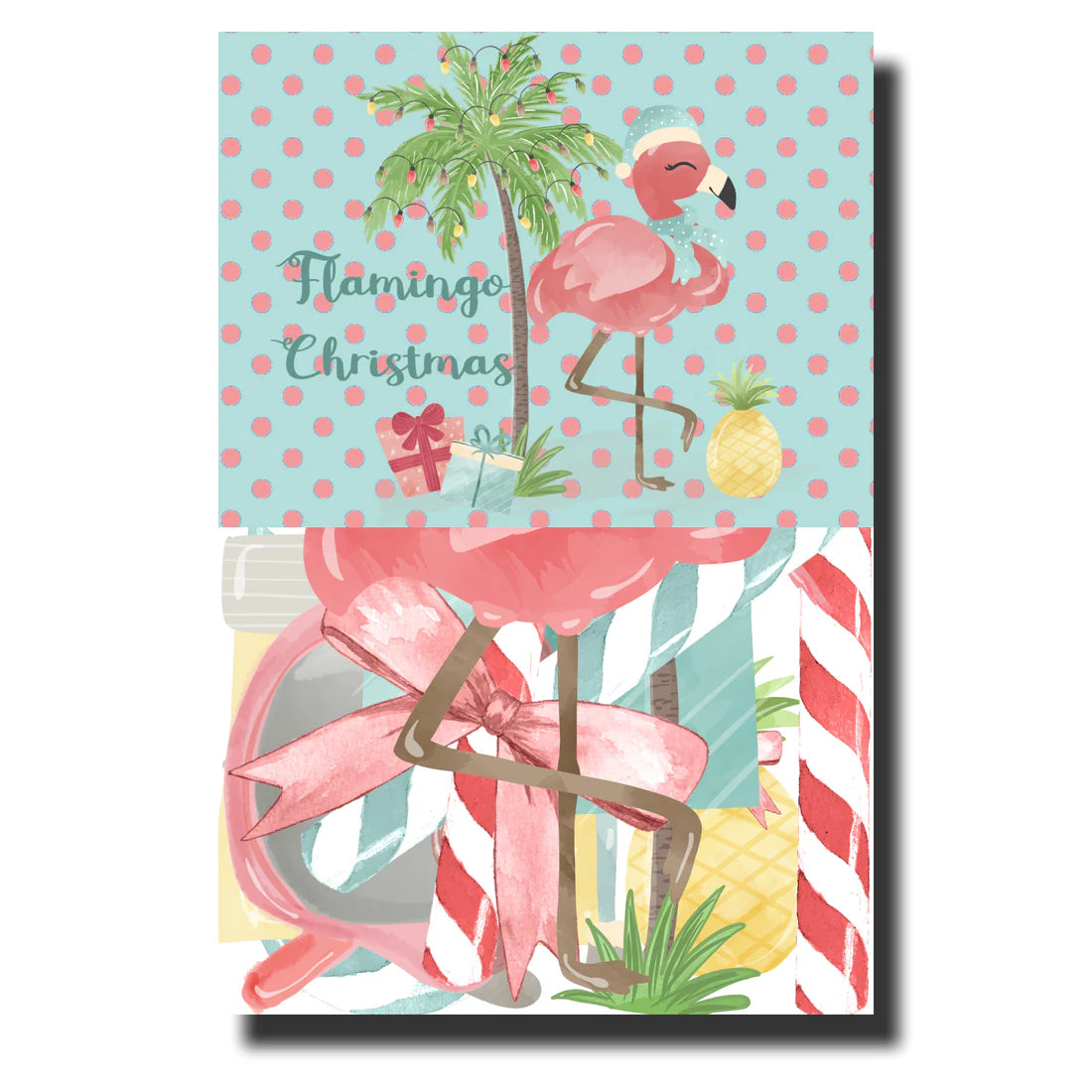 SSC Designs  Flamingo Christmas - Laser Cut Ephemera Embellishments