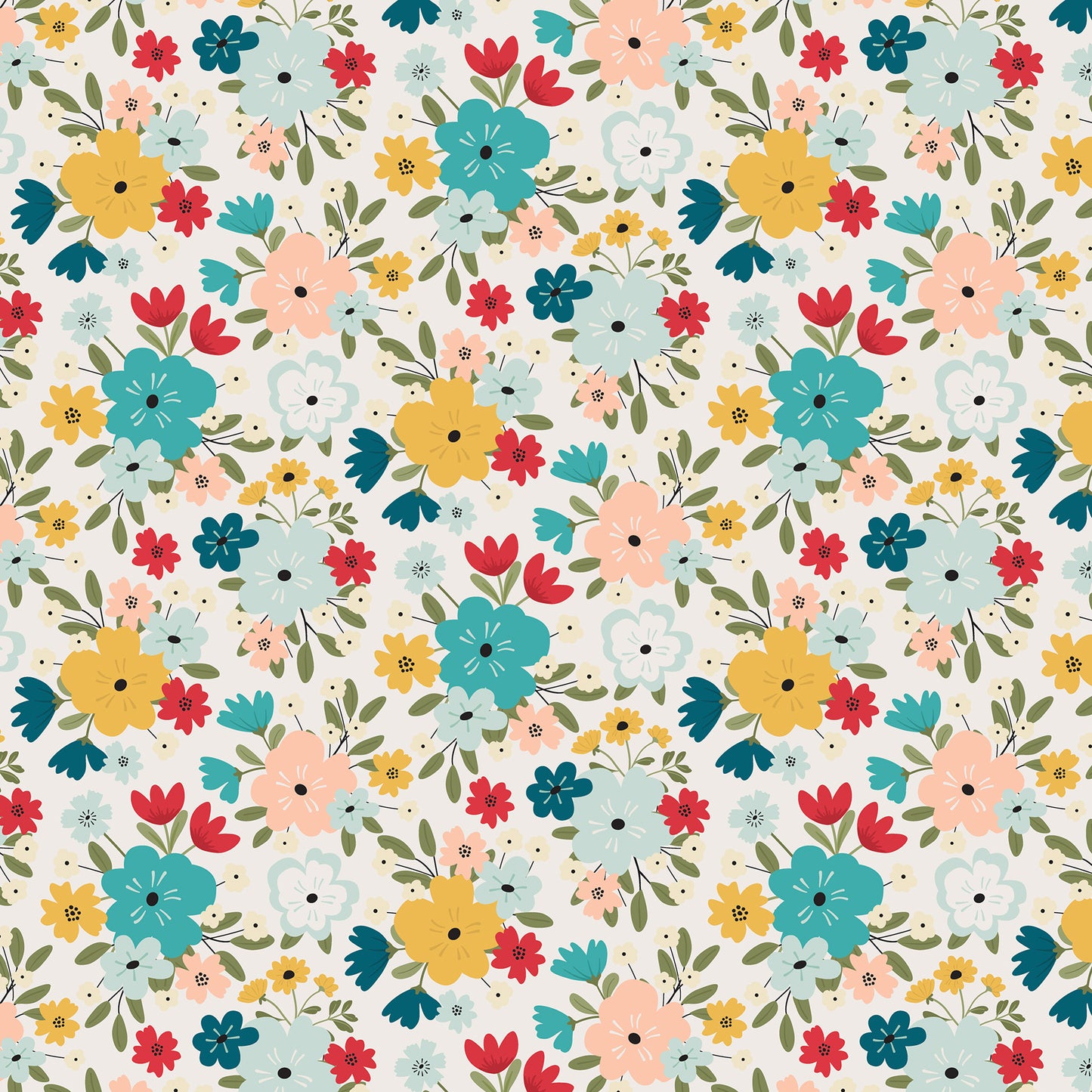 Carta Bella Paper - Farmhouse Kitchen Collection - 12 x 12 Double Sided Paper - Farmhouse Floral
