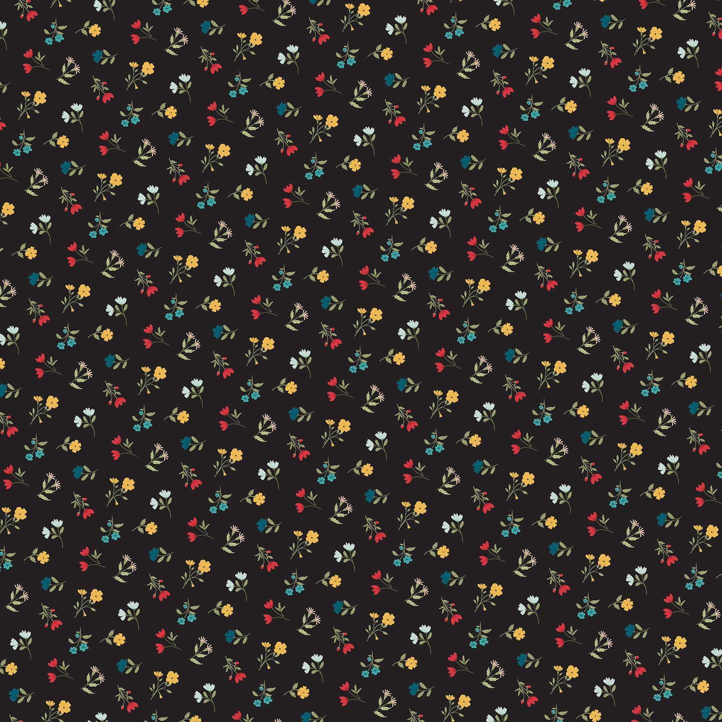 Echo Park - Farmouse Kitchen Collection - 12 x 12 Double Sided Paper - Field Of Flowers