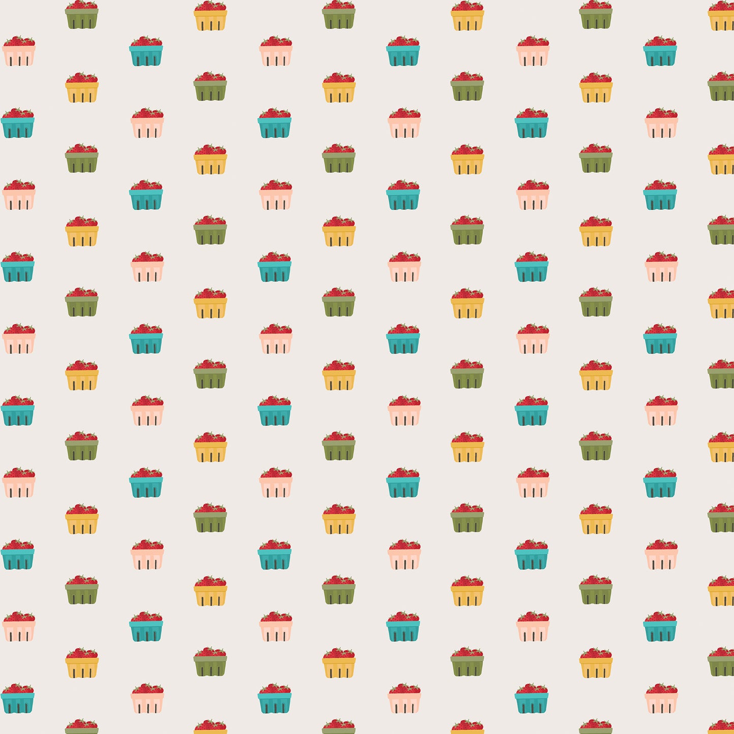 Echo Park - Farmouse Kitchen Collection - 12 x 12 Double Sided Paper - Field Of Flowers
