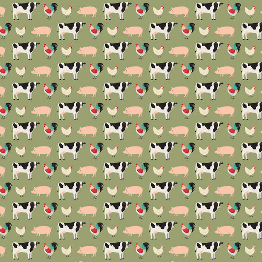 Echo Park - Farmouse Kitchen Collection - 12 x 12 Double Sided Paper - Farmhouse Friends