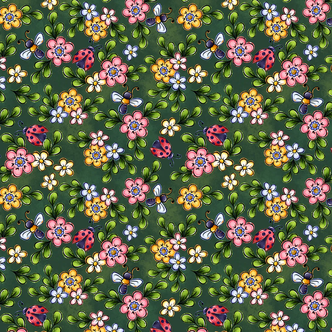 SSC Designs - Phantasia Design's Frogs In The Morass Collection -Frogs & Cattails 12 x 12 Double-Sided Scrapbook Paper